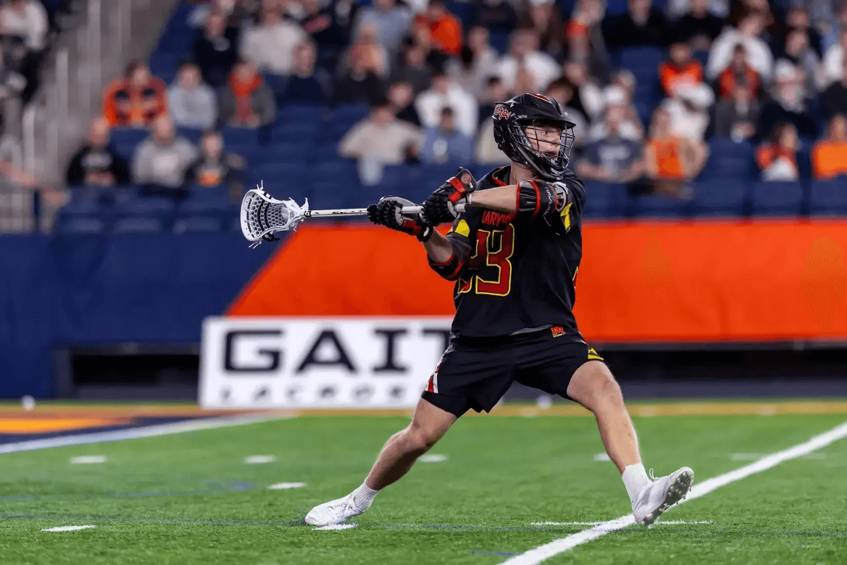 Leo Johnson playing for the University of Maryland